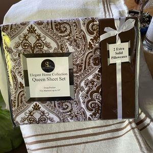Elegant Home Collection Queen Sheet set